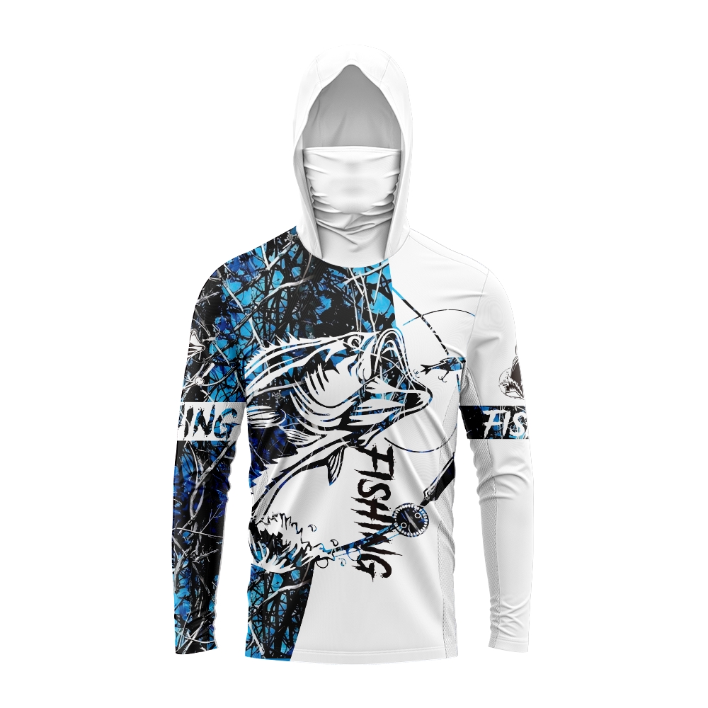メンズバスフィッシュプリントフィッシングフーディー、フェイス - Fishing Hoodie のレビューと価格
