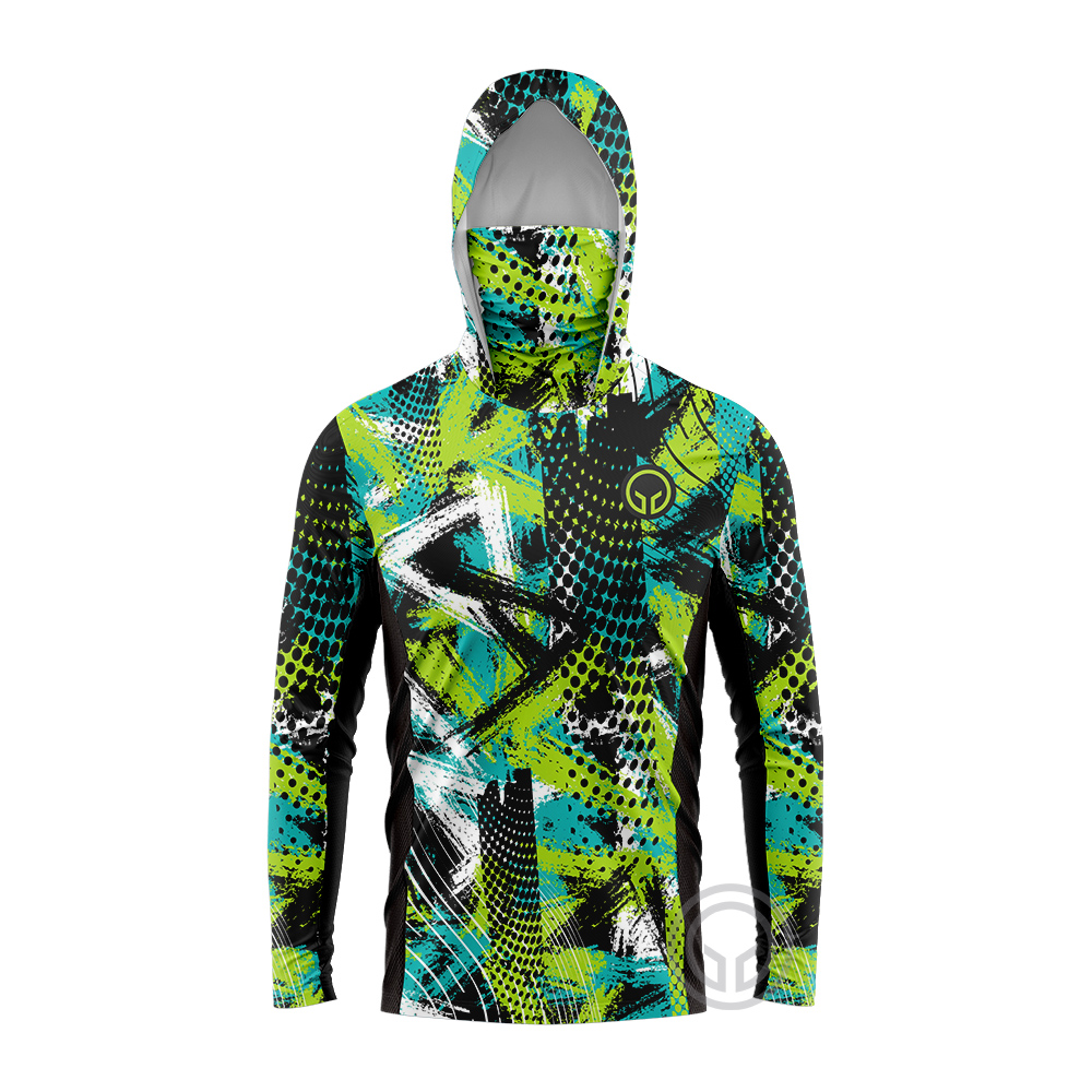 新しい釣り服夏屋外ジャージ男性長袖 T シャツ衣類太陽紫外線 - Fishing Hoodie のレビューと価格