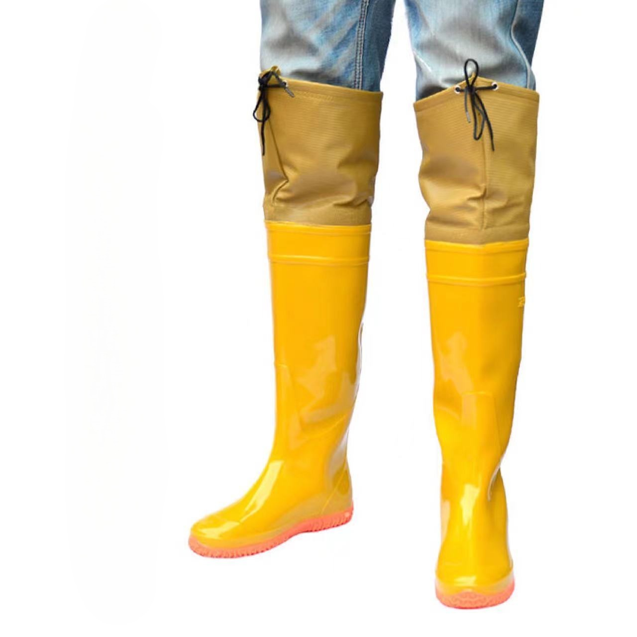 男女兼用膝丈防水田植えブーツ、ソフトソール釣り用ウェーダー、 - Fishing Waders のレビューと価格