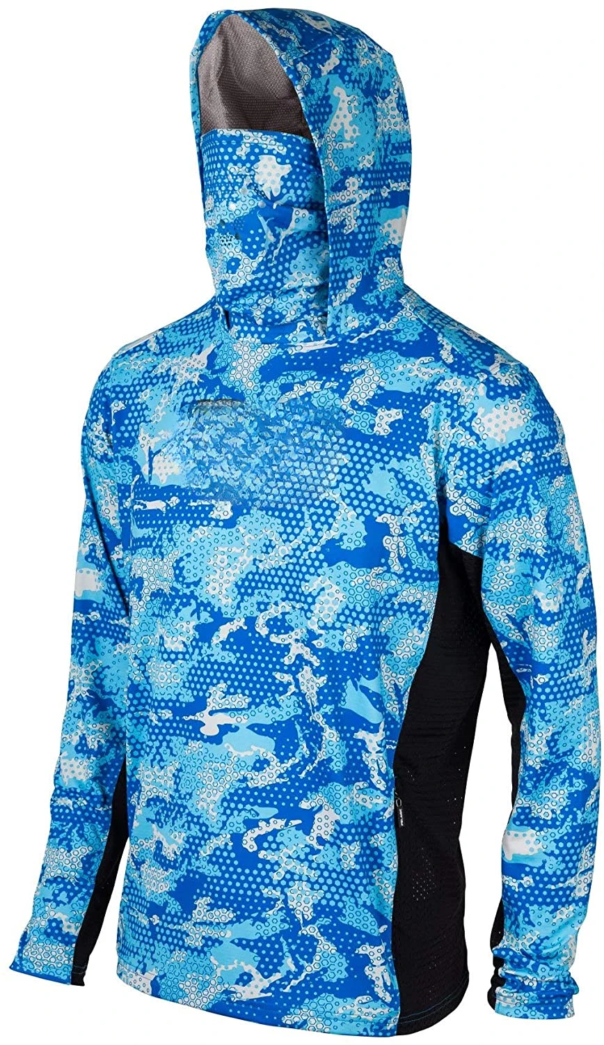 子供用釣りシャツ UPF 50+ 長袖釣りシャツ マスク ネ - Fishing Hoodie のレビューと価格